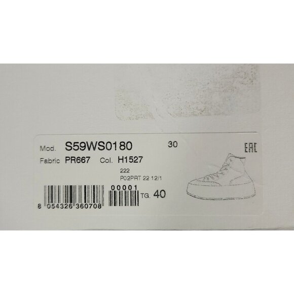 MM6 Maison Margiela 6 Platform Suede Sneakers 40 10 Womens Gray - Picture 13 of 16